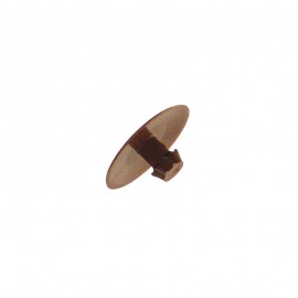 Brown cap (RAL 8014) for concrete screw VFD