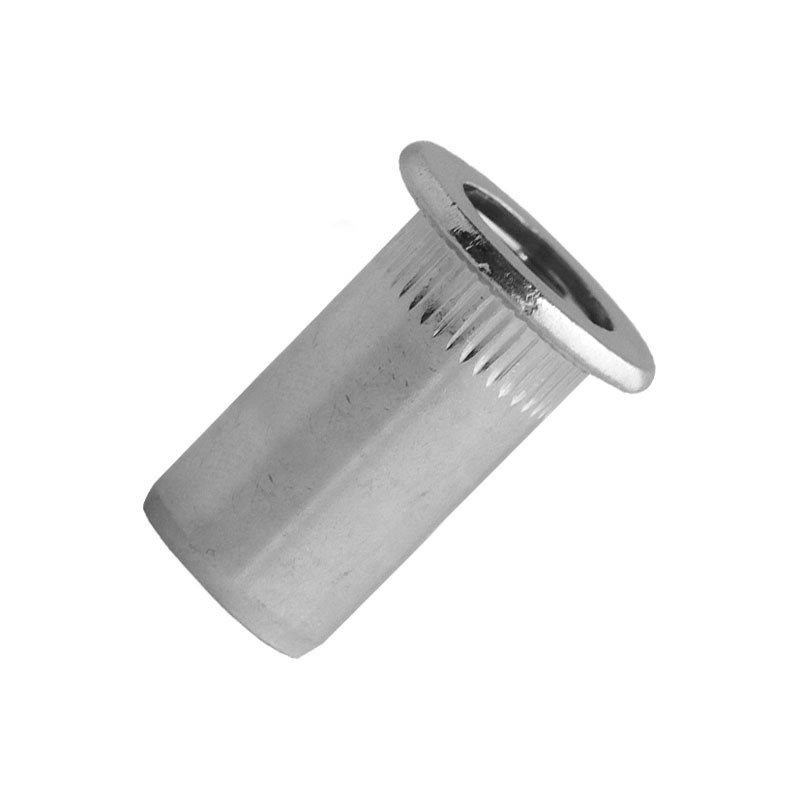 blind rivet nut closed end - steel zinc plated - cylindrical head