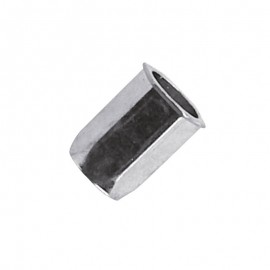 blind rivet nut - Hexagon body - steel zinc plated - reduced head 90°