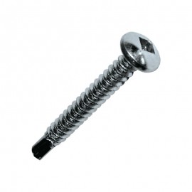 screw, pan head, bright zinc-plated steel