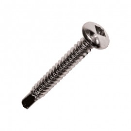TCQN self-drilling screw, pan head, A2 stainless steel