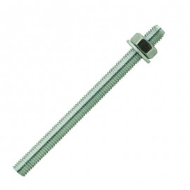 Threaded bar - zinc plated