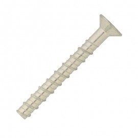 Concrete screw - zinc plated - Countersunk head