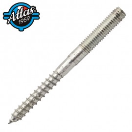 double end threaded screw - insert bit TX25