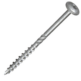 Vis bac acier - plage - support métal ZED - TH