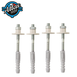 for fixing water heaters onto solid materials