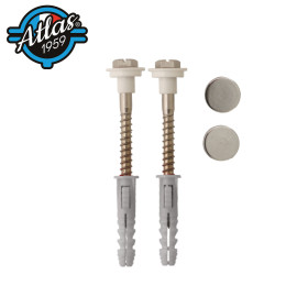 Slotted TH fixing for WC/bidet
